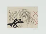 Vuit i tres ics by Antoni Tàpies, 2004, Eau-forte, aquatinte sur papier BFK de Rives, sold Oct 2018