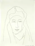 Portrait de Lydia by Henri Matisse, Crayon sur papier, sold Nov 2010