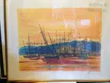 Bateaux by Jean Carzou, Lithographie datée (19)65, sold Jul 2018