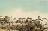 Alger, Place Royale by Philippe Benoist, Lithographie imprimée en couleurs avec rehauts de gouache, par August BRY,134, rue du Bac, sold Jun 2018