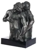 Echo et Narcisse by Glyn Warren Philpot, Bronze à patine verte, monté sur un socle, sold Oct 2011