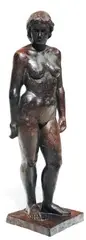 Femme debout, vers 1920-1930 by Georges Grard, Bronze, sold Jun 2011