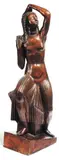 Femme by Ernest Wynants, vers 1925, Bronze à patine brune et or, sold Jun 2011