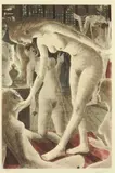 Les amies by Paul Delvaux, Lithographie, sold Jun 2011