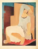 Personnage by Maria Lagorio, 1929, Gouache sur papier, sold Jun 2011
