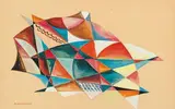 Composition by David Kakabadze, Gouache sur papier, sold Jun 2011