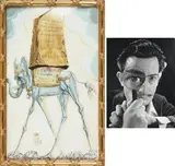 Éléphant et Obélisque by Salvador Dalí, 1955, Aquarelle et encre sur papier, sold Jun 2011