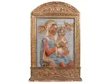 Untitled by Große Ädikula mit Relief – Madonna mit Kind, marble, sold Mar 2026