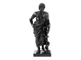Untitled by dem Gott der Heilkunst und der Ärzte Bronzefigur des Asklepios, bronze, sold Mar 2019
