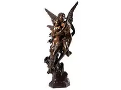 Der Triumph des Amor by Henri Godet, 1863 – 1937, bronze, offered Sep 2017