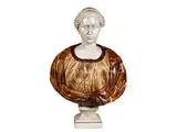 Untitled by Prachtvolle weibliche Marmorbüste, marble, offered Jul 2015