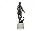 Leda mit dem Schwan by Niccolò Roccatagliata, bronze, sold Dec 2018