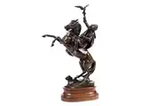 Arabischer Falkner zu Pferde by Ernest Dubois, bronze, offered Dec 2019