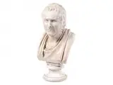 Untitled by Marmorbüste des Philosophen, marble, offered Dec 2015