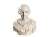 Untitled by Marmorbüste eines Mädchens, marble, offered Sep 2019