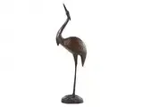 Untitled by Große Bronze-Gartenplastik in Gestalt eines Reihers, bronze, offered Apr 2016