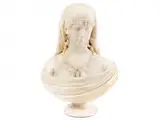 Ester by Cesare Lapini, 1848 – 1893, marble, sold Sep 2017