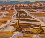 Spring, St-Hilarion by A. Y. Jackson, 1930, oil on panel, sold Nov 2017