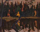 A Beaver Lake, Algoma by A. Y. Jackson, oil on board, sold May 2017