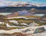 Smallwood Mine, Winter by A. Y. Jackson, 1962, oil on canvas, sold May 2017