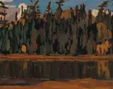 A Beaver Lake, Algoma by A. Y. Jackson, 1921, oil on panel, sold Oct 2017