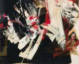 Sans titre by Marcelle Ferron, 1963, oil on paper, sold Sep 2017