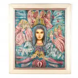 Fantasies in Pink by Charles Mott Ware, Oil on canvas panel, sold Feb 2022
