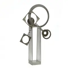 Kinetic Sculpture by Bruce Stillman, Steel, sold Feb 2022