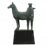 Sweat of Thy Brow by Rand Clinton Smith, Cast bronze with applied patina, sold Feb 2022
