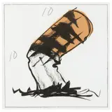 Butt for Gantt by Claes Oldenburg, Lithograph in colors, sold Feb 2022