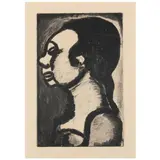 Femme Hideuse by Georges Rouault, Etching and aquatint, sold Feb 2022
