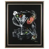 Strike It Rich by Michael Godard, Giclée print in colors on canvas, sold Feb 2022