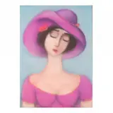Woman in Pink by Pieter van der Westhuizen, Pastel on paper, sold Feb 2022
