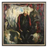 The Old King by Dolya Goutman, Oil on canvas, sold Feb 2022