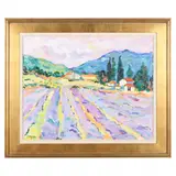 Provence Landscape by Jessie Mackay, Oil on canvas, sold Feb 2022