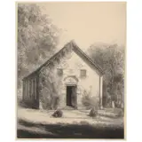 St. Thomas Episcopal Church, Bath, North Carolina by Louis Orr, Etching, sold Feb 2022