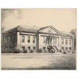 The Old Mint, Charlotte, North Carolina by Louis Orr, Etching, sold Feb 2022
