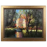 Château d'Annecy by Max Hayslette, Oil on canvas, sold Jan 2022