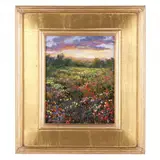 Restful by Thomas DeDecker, Oil on board, sold Jan 2022
