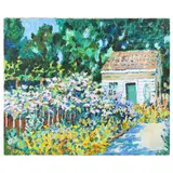 Mordecai, Garden with Climbing Roses by Kyle Highsmith, Oil on canvas, sold Jan 2022