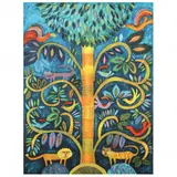 Jungle Scene by Judith Bledsoe, Lithograph in colors, sold Jan 2022