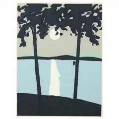Luna Park by Alex Katz, Silkscreen in colors, sold Jan 2022