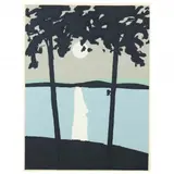 Luna Park by Alex Katz, Silkscreen in colors, sold Jan 2022