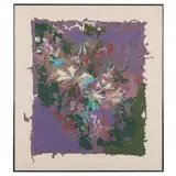 Rambling Flowers by Kit Loner, Assemblage with elements of thread and textile, sold Jan 2022