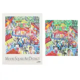 Moore Square Art District (With Poster) by Sid Oakley, Pastel on paper, sold Jan 2022