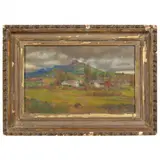 Dorset, Vermont by Harriette de Sanchez, Oil on canvas, sold Jan 2022
