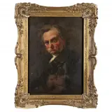 Portrait of a Man by Robert Lee MacCameron, Oil on panel, sold Jan 2022