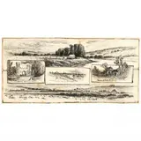 Sketches of Irish Scenes by Edward Gay, Pen and ink on paper, sold Dec 2021