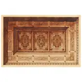 An Architectural Drawing for a Ceiling Design by Arthur Cleveland Nash, Ink and wash on paper, sold Dec 2021