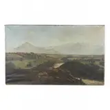 Vallee de l'Arve du Pont-de-Viaison (Hte-Savoi) by Armand Guéry, Oil on canvas, sold Dec 2021